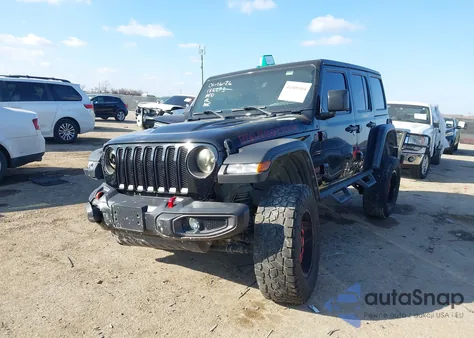 2022 Jeep Wrangler Unlimited Rubicon 4X4 z USA, uszkodzony, nr VIN 1C4HJXFG8NW105936